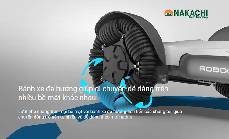 bánh xe  Click to view large image Xe Lăn Điện Thông Minh Gấp Gọn Robooter X40